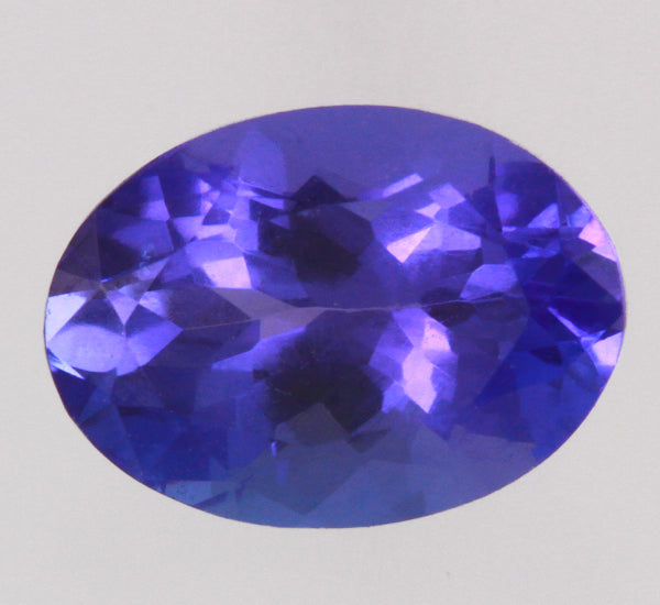 Loose Oval Tanzanite Weighs 1.01 Carats 