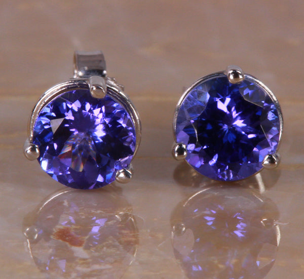 Tanzanite Earrings 1.96 Carats