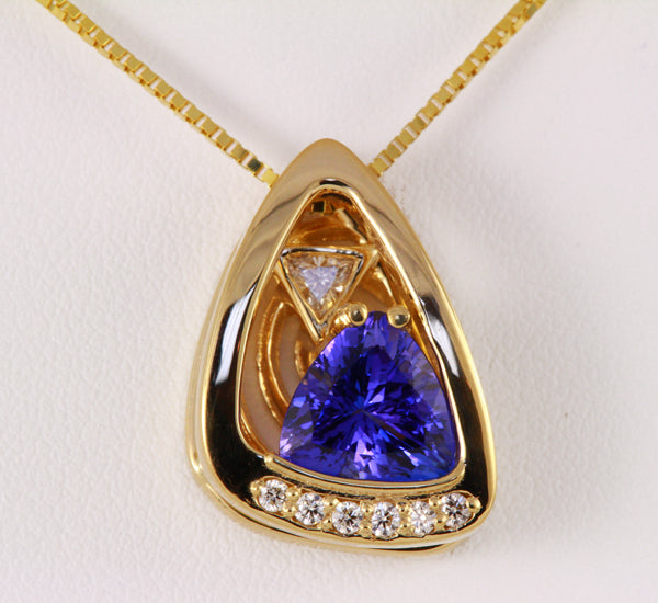 Christopher Michael Designed Tanzanite Pendant