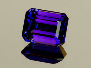 Exceptional Plus Emerald Cut Tanzanite Weighs 3.35 Carats
