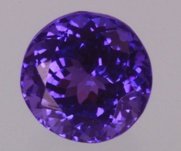 Loose Round Tanzanite Weighs 1.78 Carats With Vivid Color