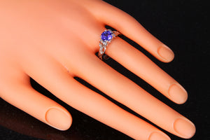 Unique Solitaire 1.61 Carat Tanzanite Ring by Christopher Michael