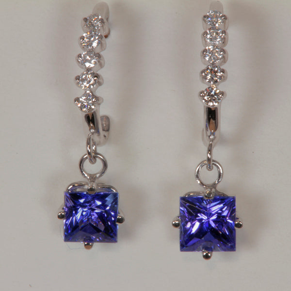 Tanzanite earrings