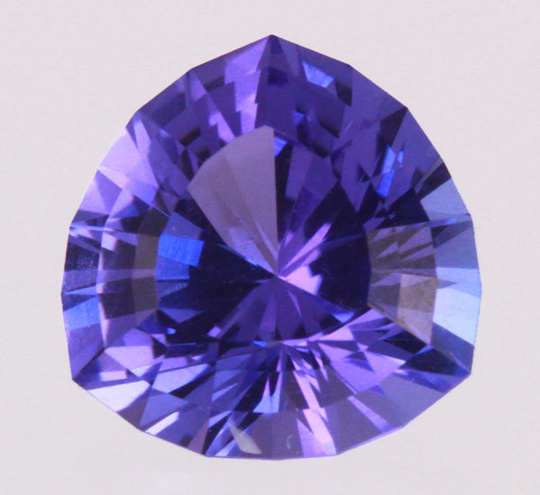 Trilliant Tanzanite With Intense Color and Excellent Cut Weighs 3.15 Carats