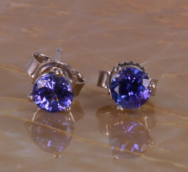 Tanzanite Earrings .60 Carat