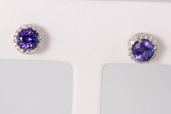 Tanzanite Earrings 1.74 Carats