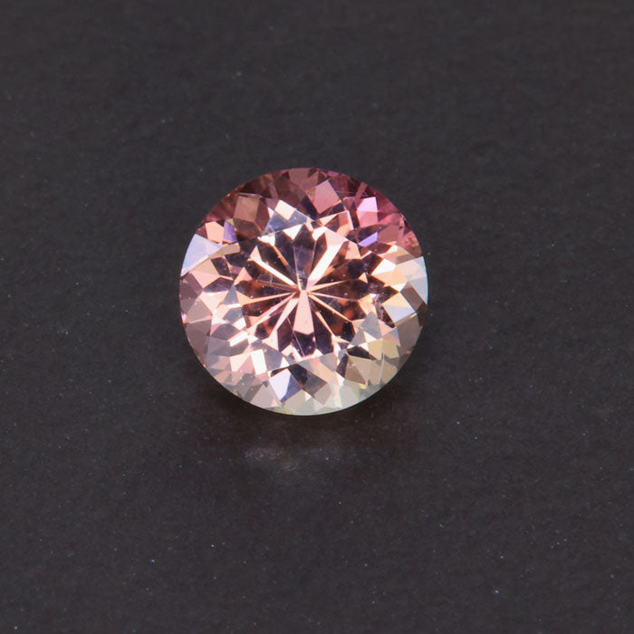 Peach Pink Round Fancy Tanzanite Gemstone 1.24 Carats