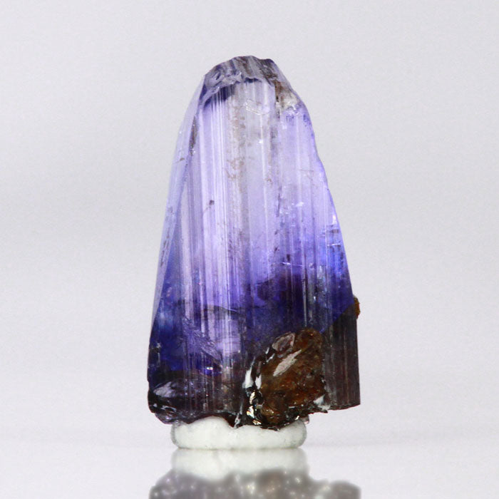 Light colored tanzanite crystal specimen