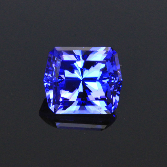 emerald cut tanzanite blue tanzanite gemstone