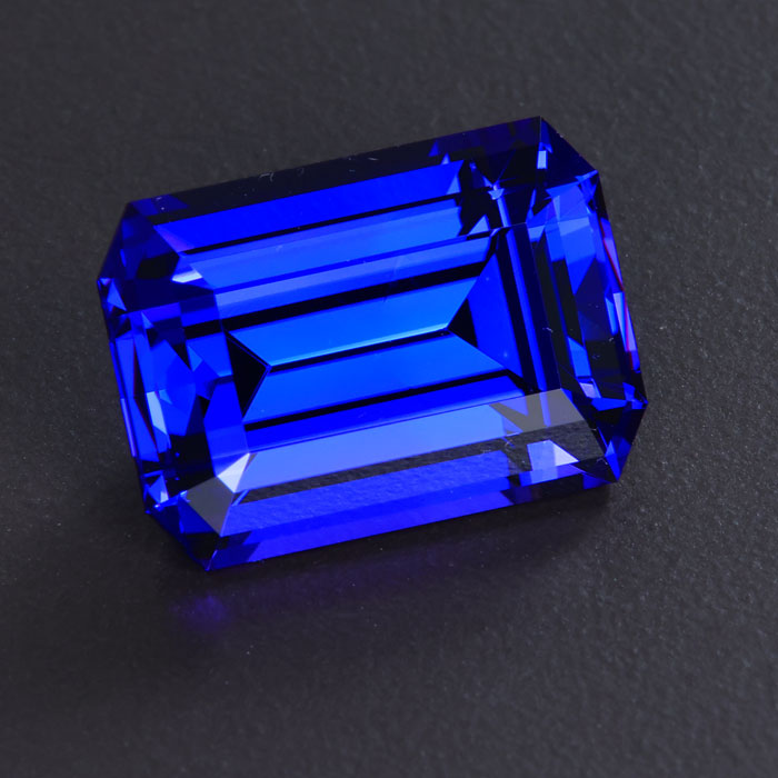 Stepped Emerald Cut Tanzanite Gemstone 20.46 Carats