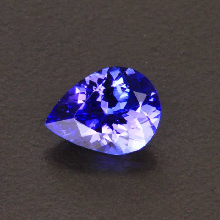 Blue Violet Pear Shape Tanzanite Gemstone 1.20 Carats