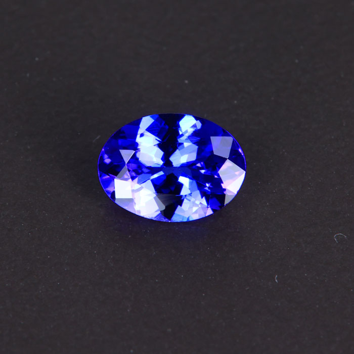 Violet Blue Oval Tanzanite Gemstone 1.02 Carats