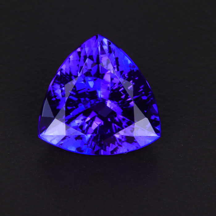 Violet Blue Trilliant Tanzanite Gemstone 3.76 Carats