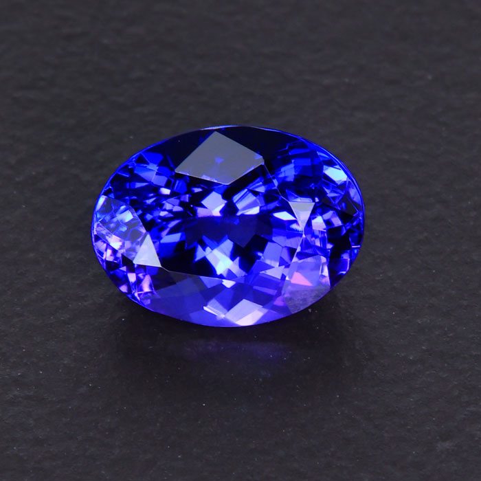 On Hold for Jack T. Blue Violet Oval Tanzanite Gemstone 1.77 Carats