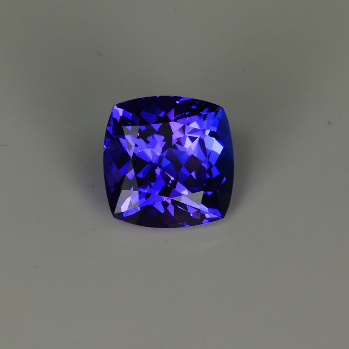 Blue Violet Square Cushion Tanzanite