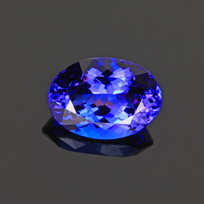 EXCLUSIVE SALE 25% OFF W/CODE 25OFF - Blue Violet Oval Tanzanite Gemstone 7.15 Carats