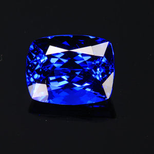 Violet Blue Antique Cushion Tanzanite