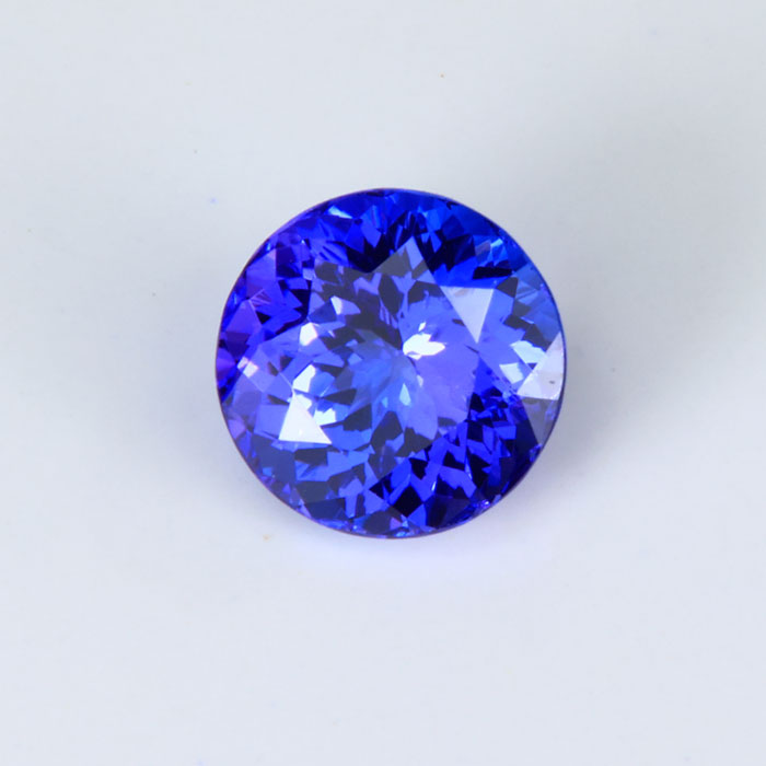 Round Brilliant Tanzanite Gemstone