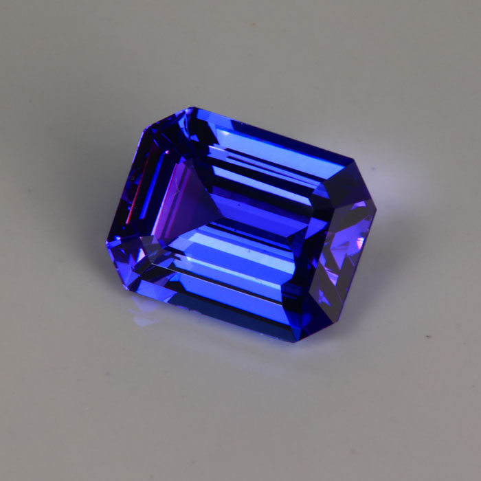 Emerald Cut Tanzanite Gemstones, Rings, Pendants & Necklaces