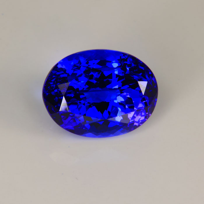 Violet Blue Oval Tanzanite Gemstone 12.99cts - Tanzanite Jewelry