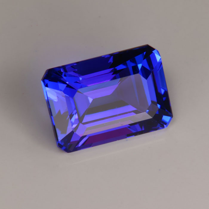 Emerald Cut Tanzanite Gemstones, Rings, Pendants & Necklaces