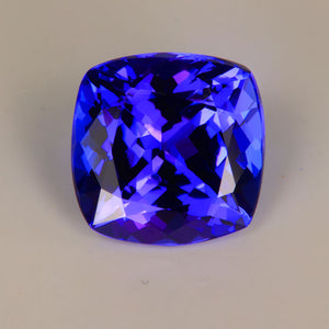 Blue Violet Square Cushion Tanzanite Gemstone 4.84cts*