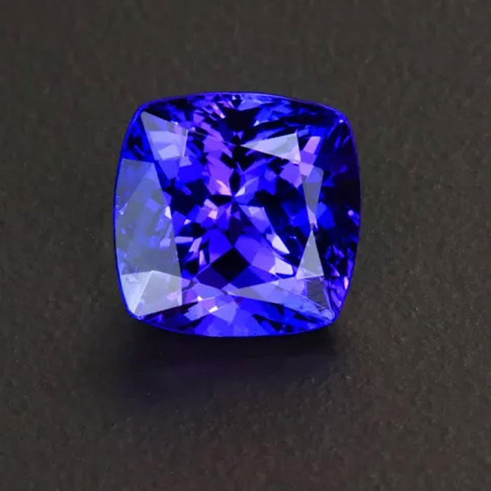 JH Pendant with Tanzanite Square Cushion 4.44 Carat Gemstone