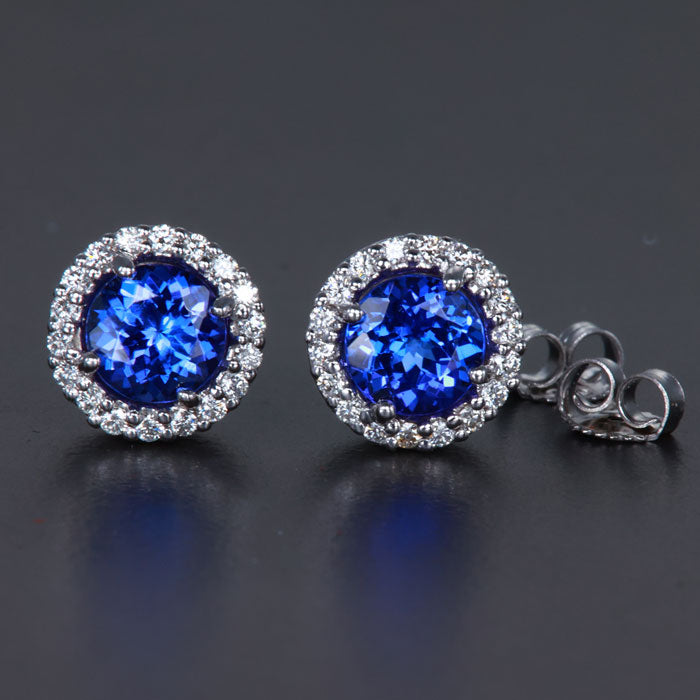 Tanzanite earrings deals price