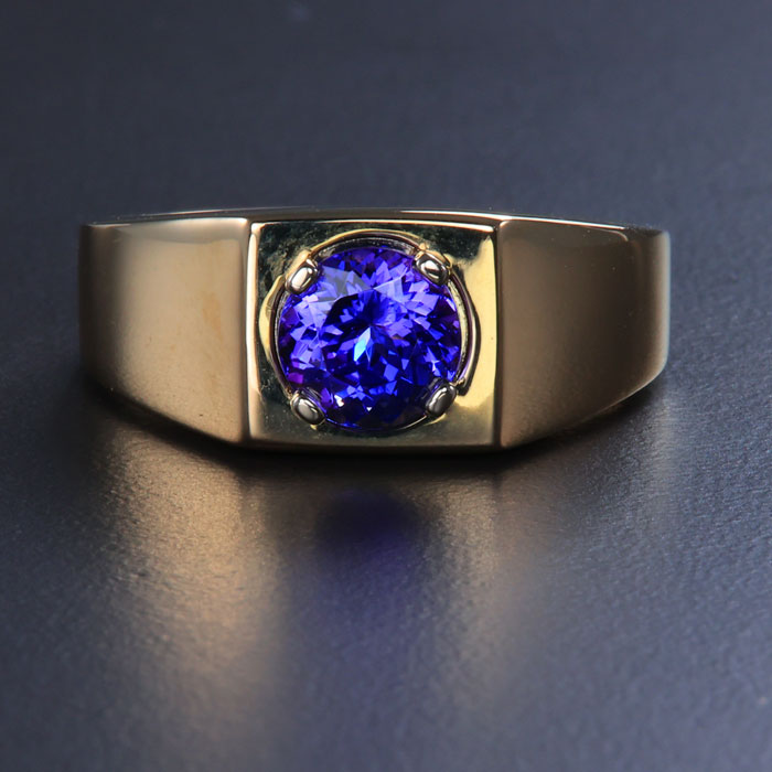 Tanzanite Men's Ring