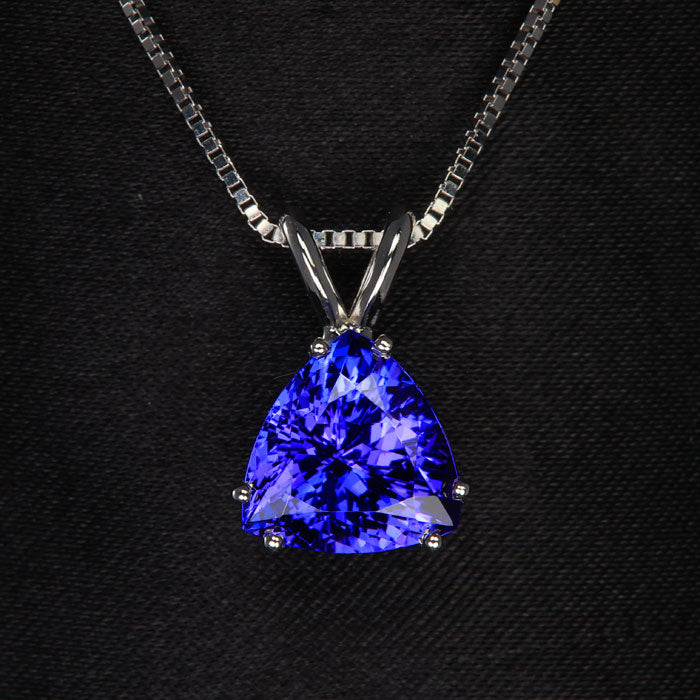 Trilliant Tanzanite Pendan