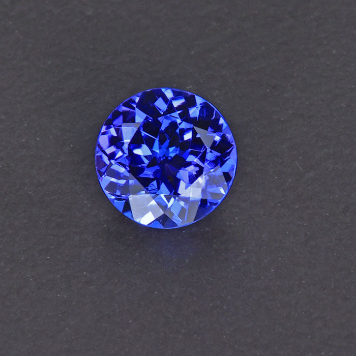 Violet Blue Round Tanzanite Gemstone 1.10 Carats