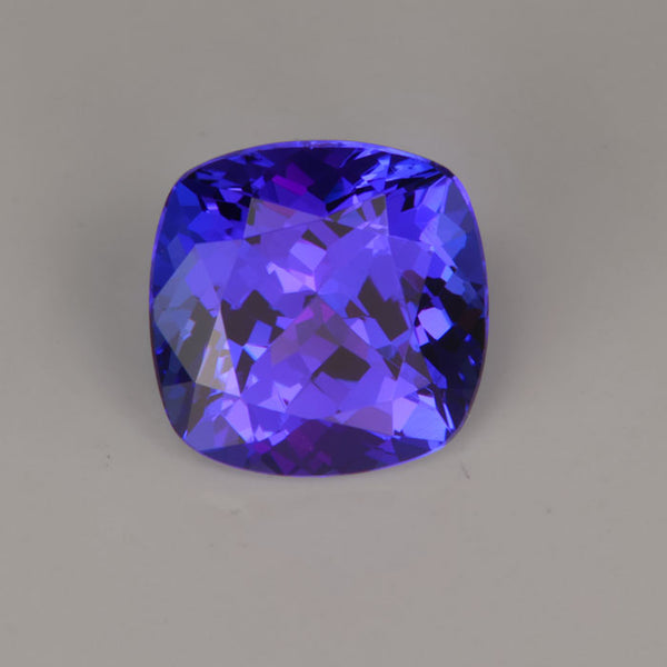 Tanzanite Square Cushion 3.51 Carats - Tanzanite Jewelry Designs