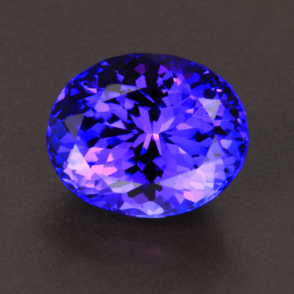 Violet Blue Exceptional Oval Tanzanite Gemstone 9.13 Carats - Tanzanite  Jewelry Designs