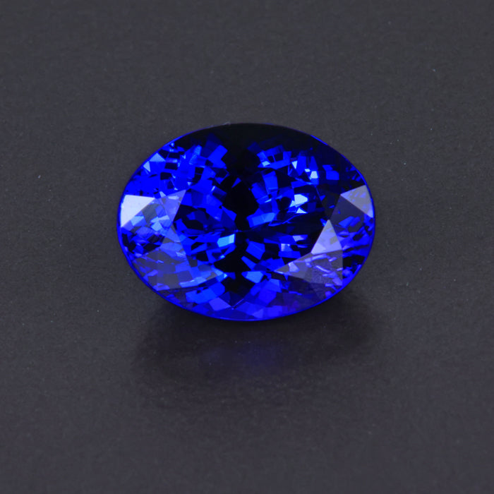 Violet Blue Oval Tanzanite Gemstone 