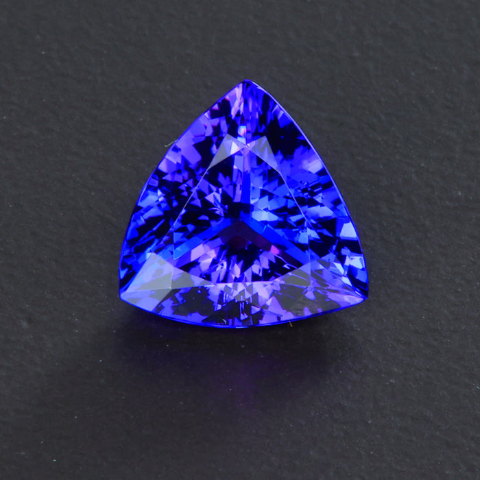 Violet Blue Trillant Tanzanite Gemstone 3.31 Carats