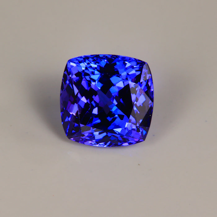 DEAL OF THE DAY Violet Blue Square Cushion Tanzanite Gemstone 3.26 Carats