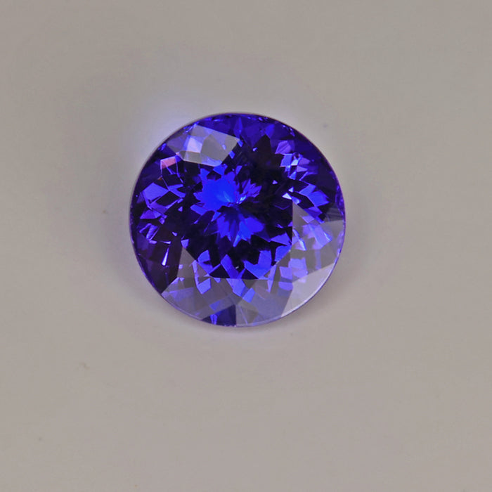 Round Brilliant Cut Tanzanite Gemstone 1.78cts