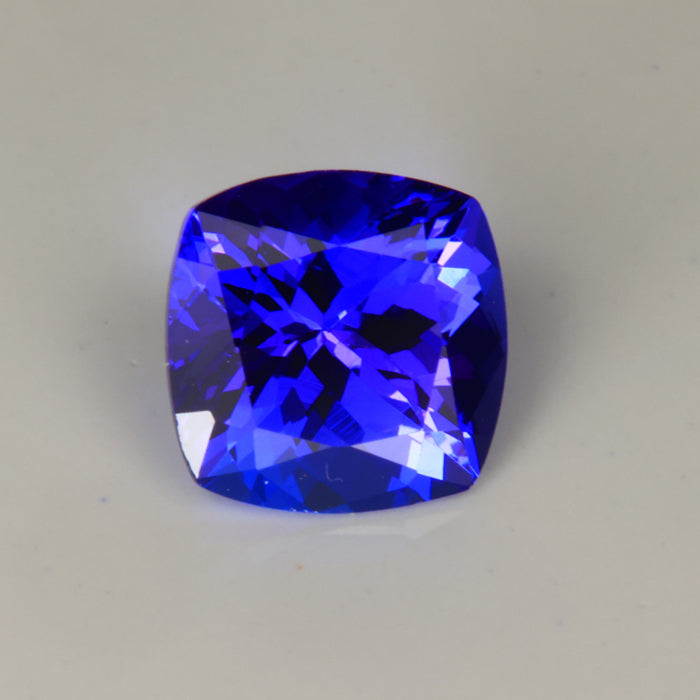 Blue VIolet Square Cushion Tanzanite Gemstone