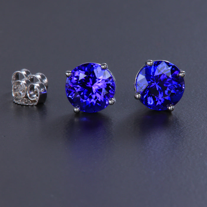  White Gold Tanzanite Earrings