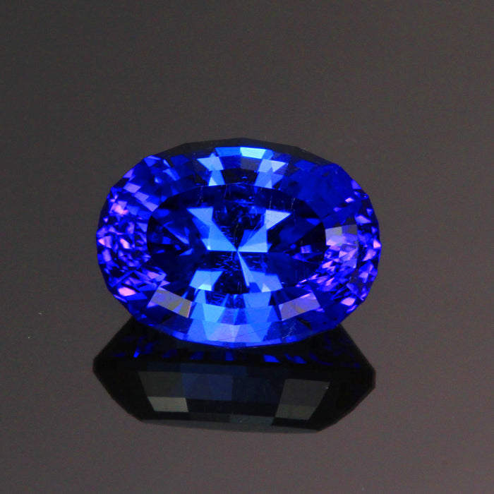 oval tanzanite gemstone