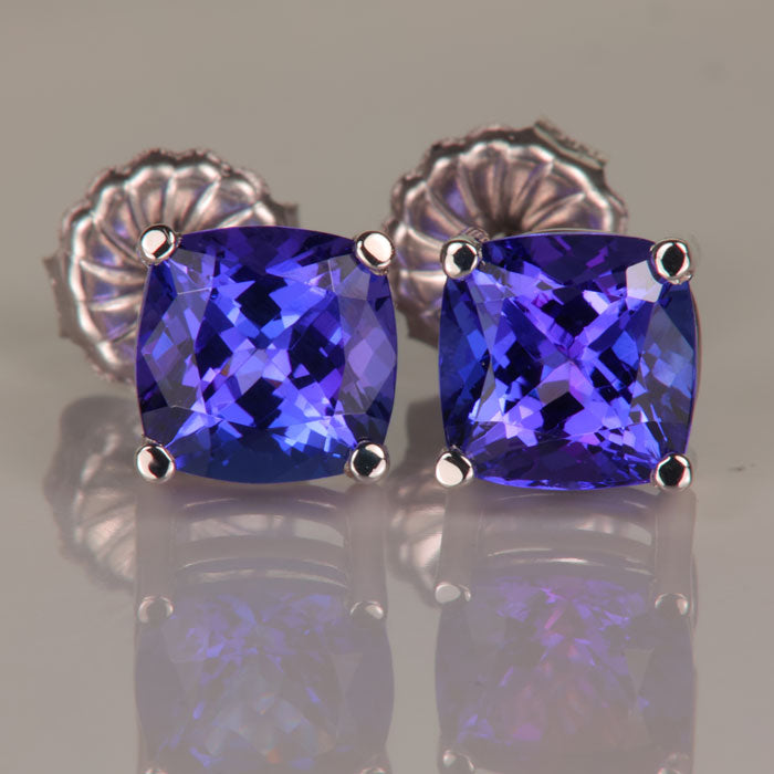 Tanzanite Earrings | Custom Diamond, Hoop & Studs - Tanzanite