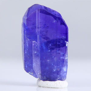 Raw natural tanzanite crystal mineral specimen