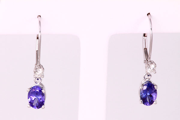 Tanzanite Earrings 1.74 Carats