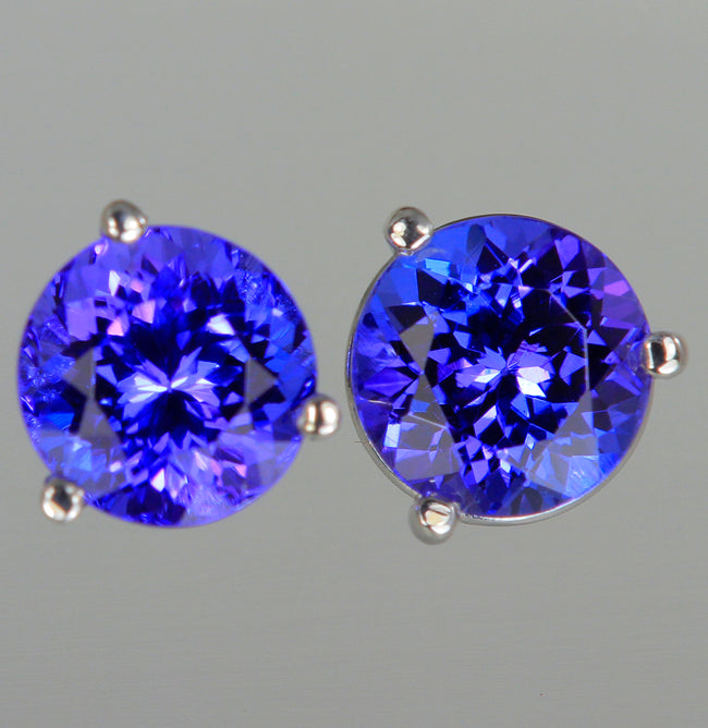 Tanzanite Earrings 2.93 Carats 