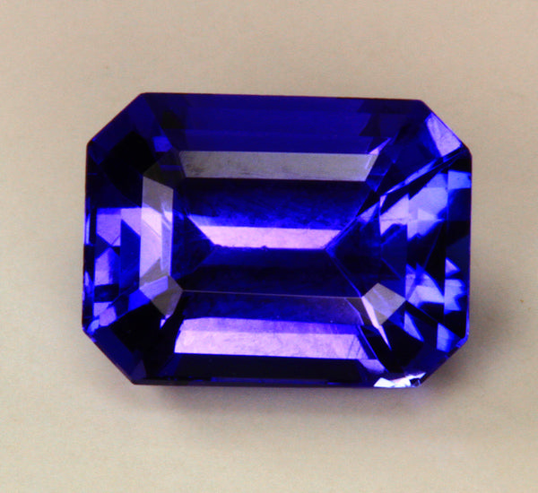 Emerald Cut Tanzanite 1.85 Carat BVE Color