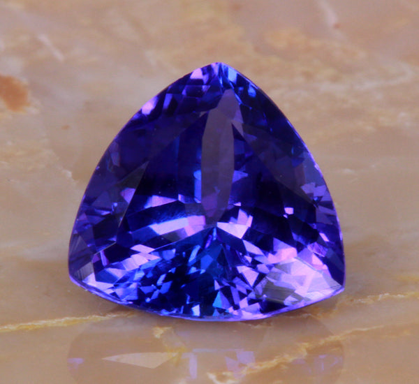 Tanzanite 1.87 Carat Blue Violet Exceptional Color