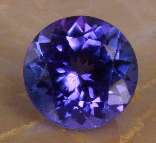 Tanzanite 1.22 Carat Blue Violet Vivid Color