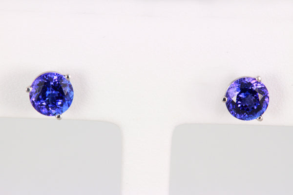 Tanzanite Earrings 3.76 Carats