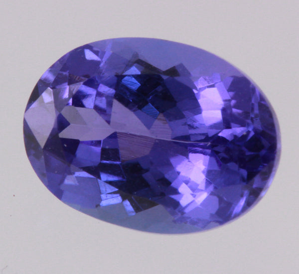 Loose Oval Tanzanite Weighs 1.37 Carats 