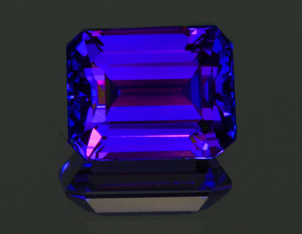 Exceptional Plus Emerald Cut Tanzanite Weighs 3.35 Carats